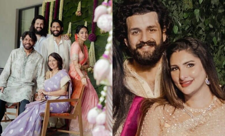 Akhil Akkineni and Zainab Ravdjee