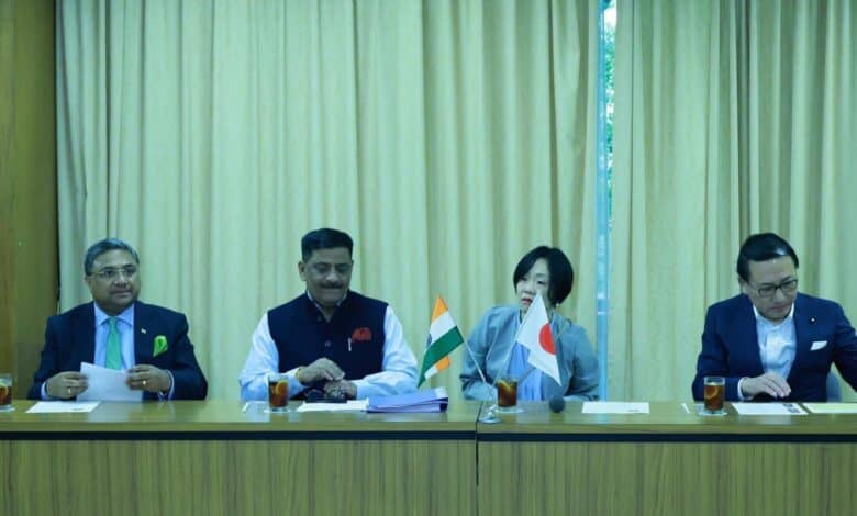 Indian delegation in Japan