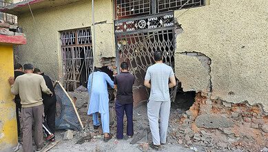 Heavy shelling by Pak troops along LoC in J-K