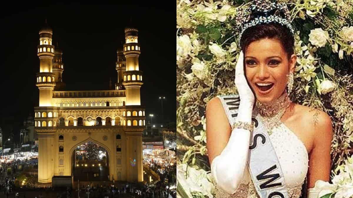 Miss World 1997 winner Diana Hayden from Hyderabad