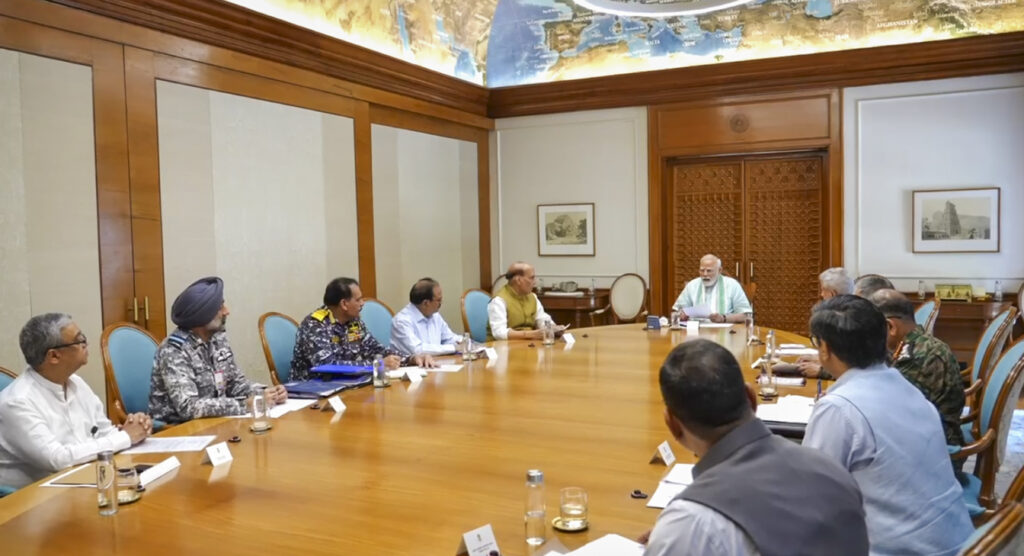 Indo-Pak Ceasefire: PM chairs a meeting at his residence