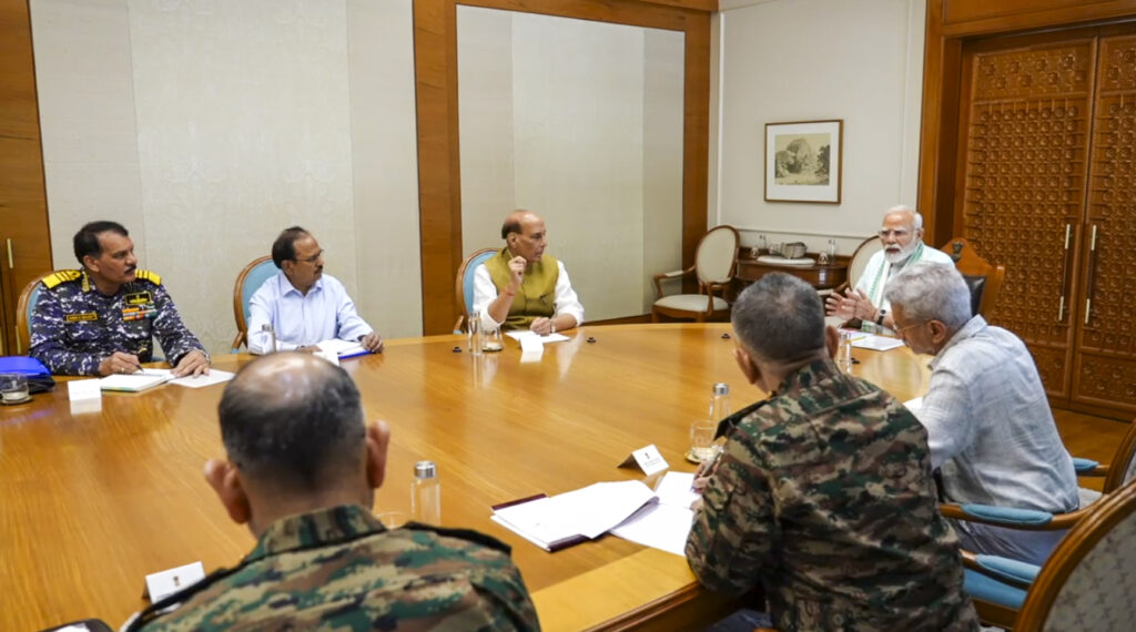 Indo-Pak Ceasefire: PM chairs a meeting at his residence