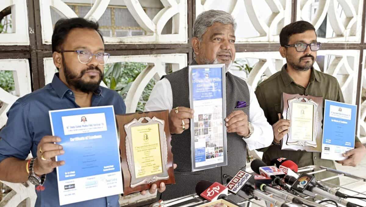 Razakar movie producer Gudur Narayan Reddy on receiving the two Dadasaheb Phalke awards.