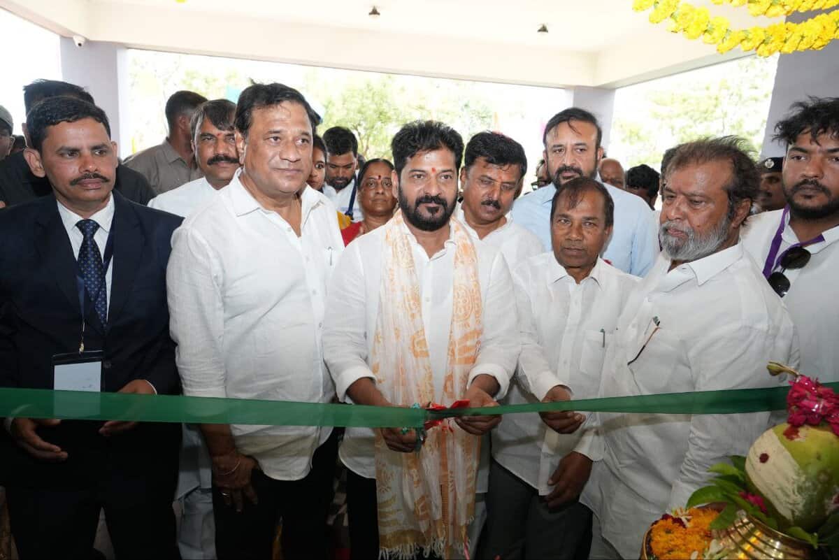 Telangana CM Revanth Reddy lays foundation stone for work worth Rs 494 crores in Zaheerabad.