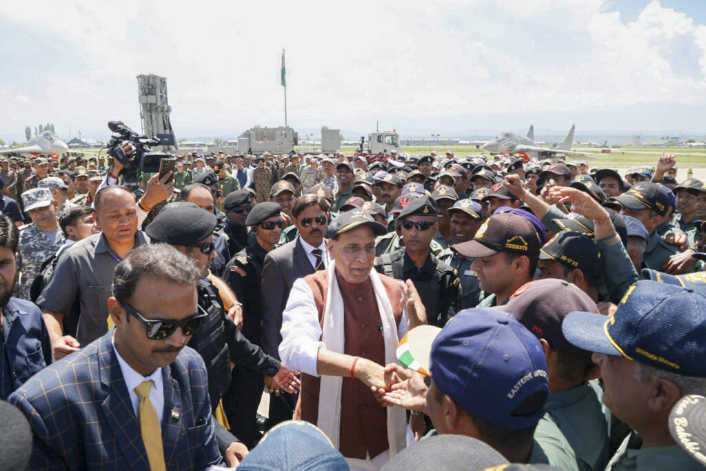 Rajnath Singh in Srinagar