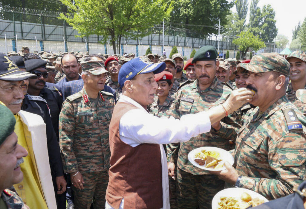 Rajnath Singh in Srinagar