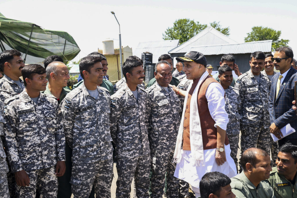 Rajnath Singh in Srinagar