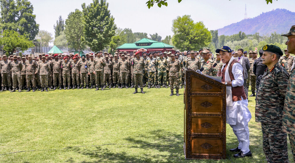 Rajnath Singh in Srinagar