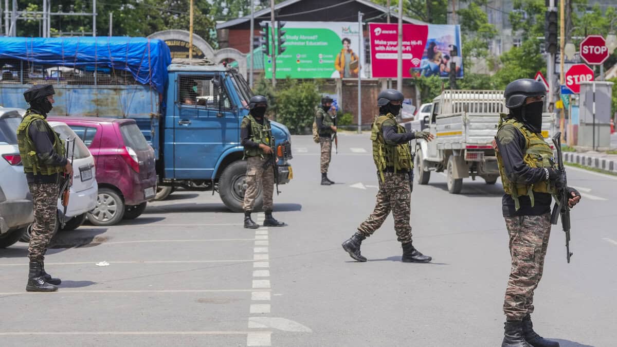 Security in Srinagar