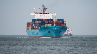 Representational photo of container ship