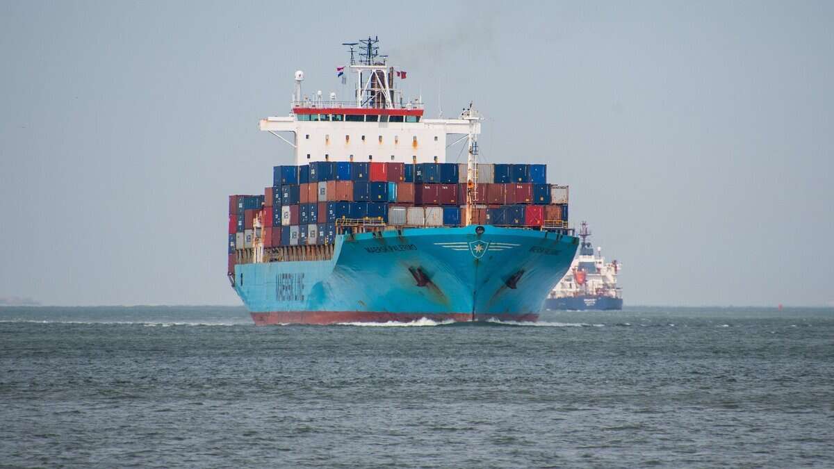 Representational photo of container ship