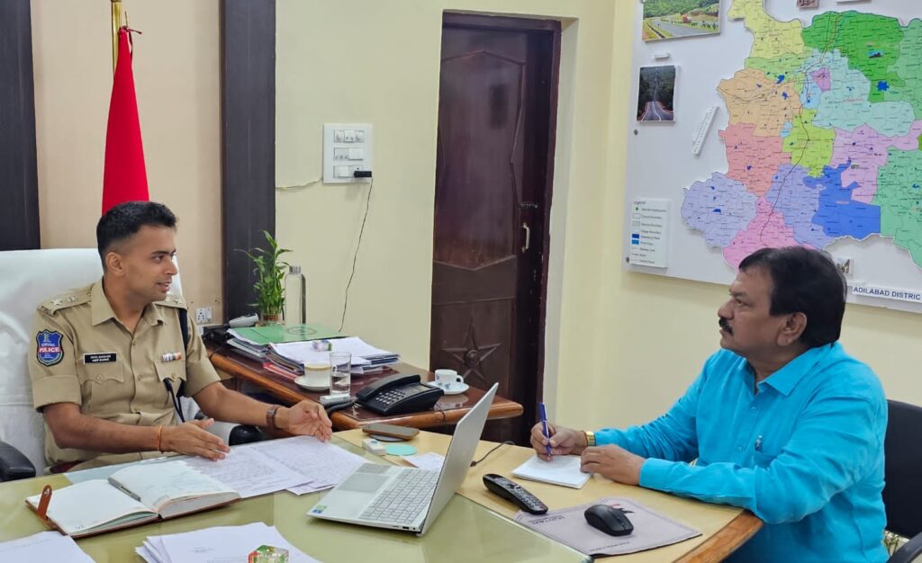 Adilabad SP Akhil Mahajan