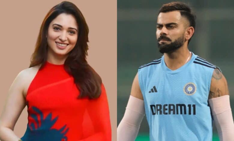 Tamannaah and Virat Kohli