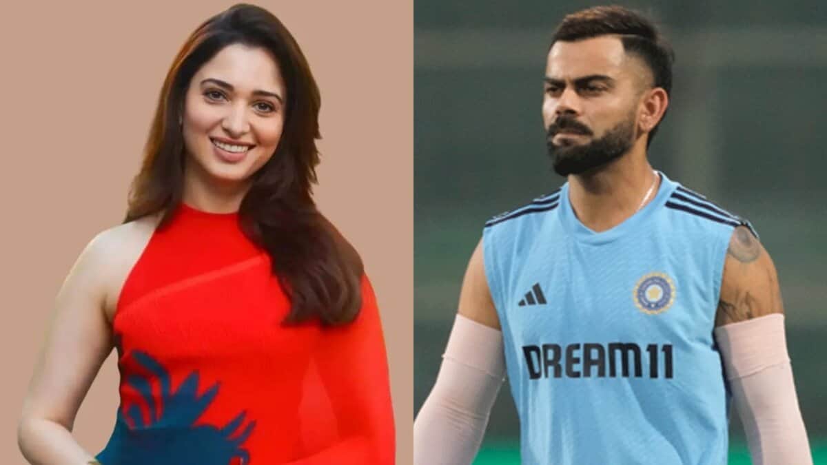 Tamannaah and Virat Kohli