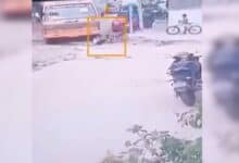 10 year ol dboy comes under bus wheel while riding his cycle in Jagathgiri Gutta