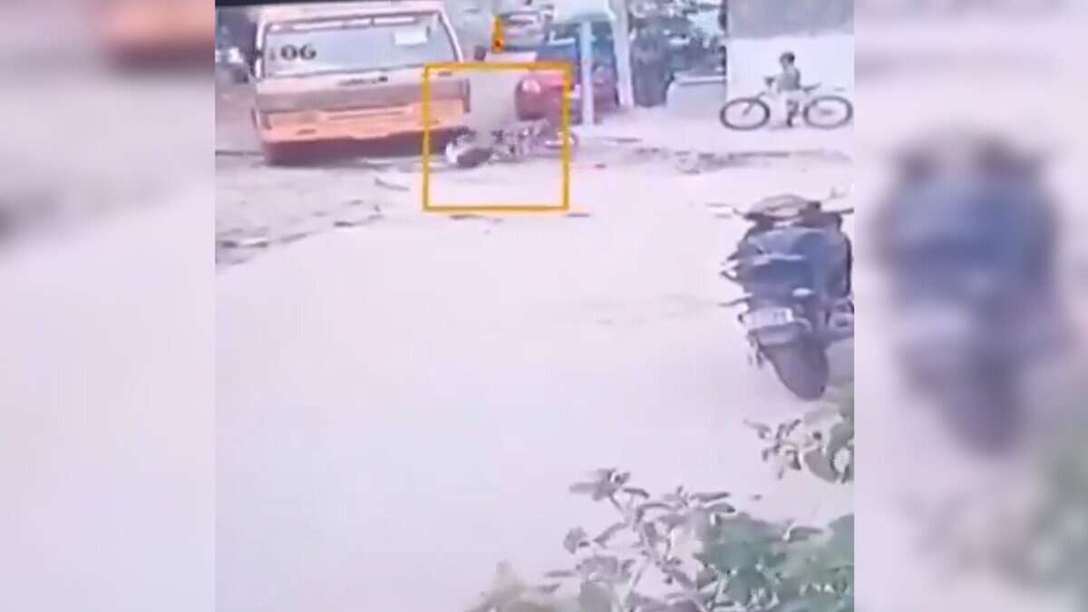 10 year ol dboy comes under bus wheel while riding his cycle in Jagathgiri Gutta