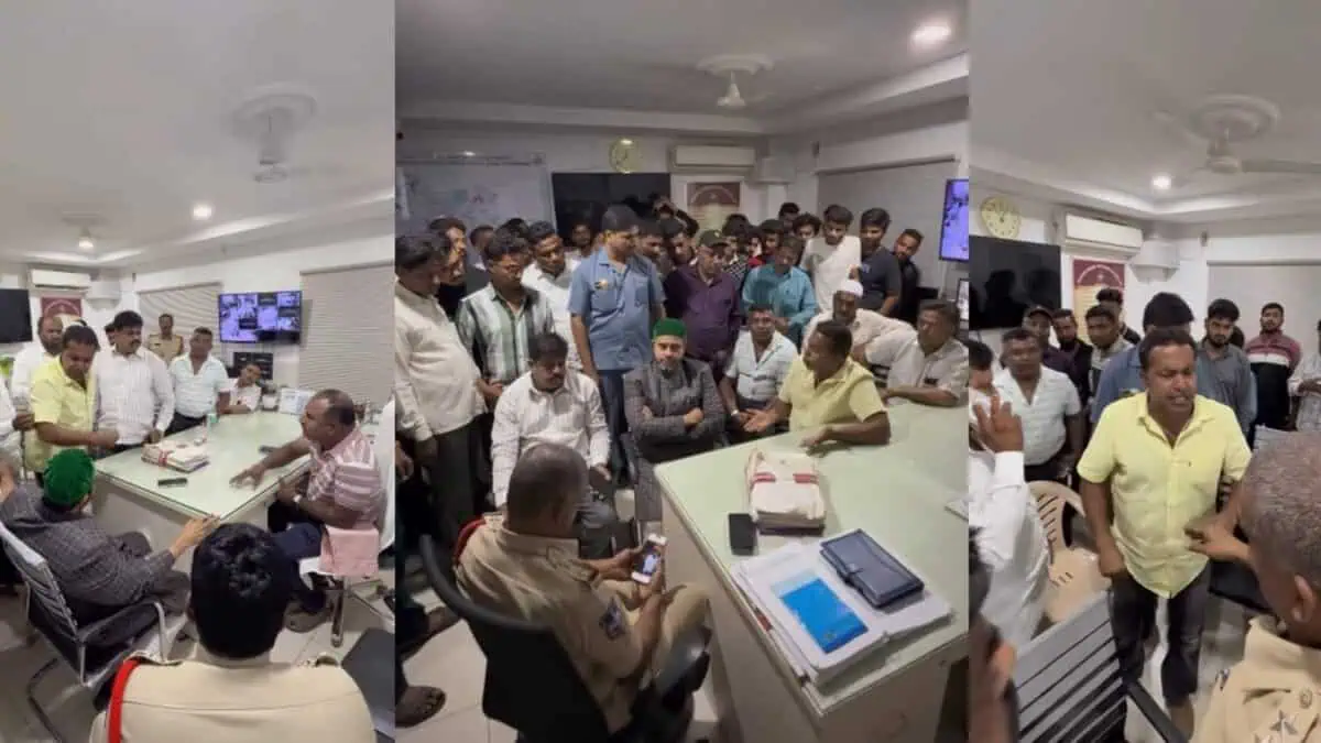 AIMIM MLCs booked for trespassing after protest at RGIA police station