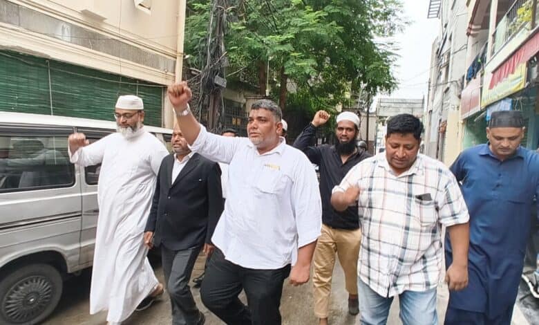 Advocates protest against Telangana government