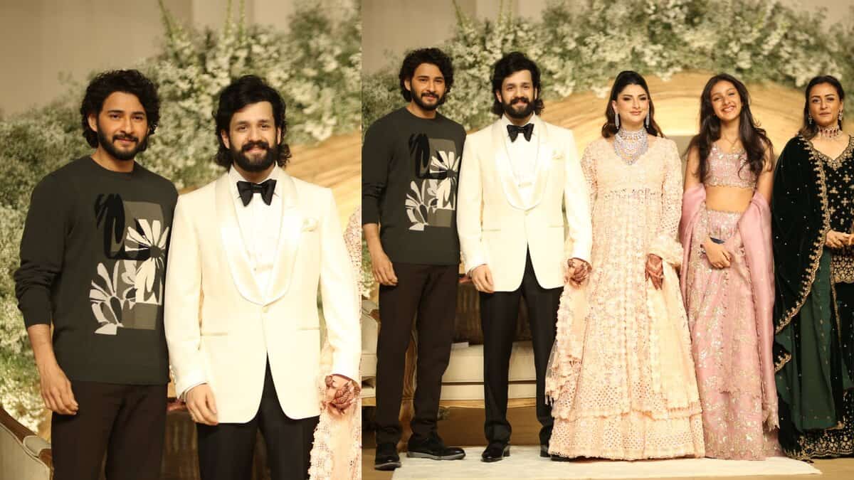 Mahesh Babu at Akhil Akkineni’s reception
