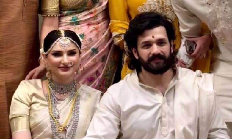 Akhil Akkineni and Zainab Ravdjee
