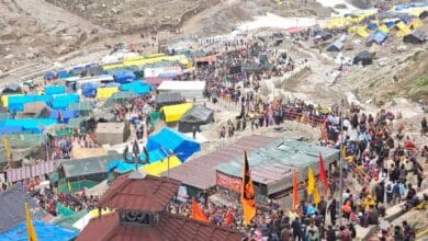 Anantnag Devotees arrive at the Amarnath