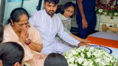 _Family members of former Gujarat chief minister Vijay Rupani