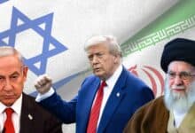 (From left to right) Israel's PM Benjamin Netanyahu, US President Donald Trump and Supreme Leader of Iran, Ali Khamenei