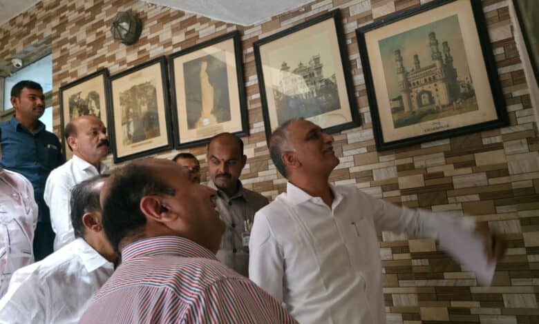 BRS MLA Harish Rao calls on Siasat Editor Zahid Ali Khan on visit to The Siasat Daily