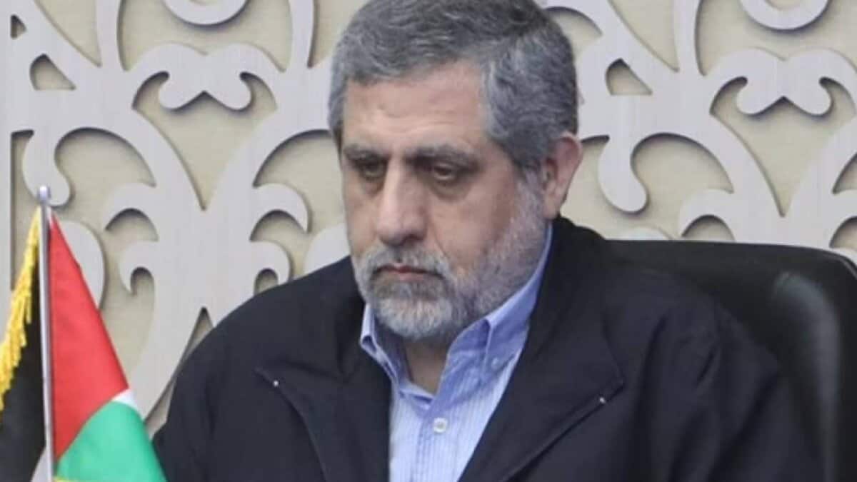 The image of Saeed Izadi, commander of the Palestinian Corps in Iran’s Quds Force.