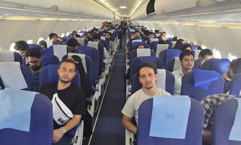 India evacuated 110 students from northern Iran