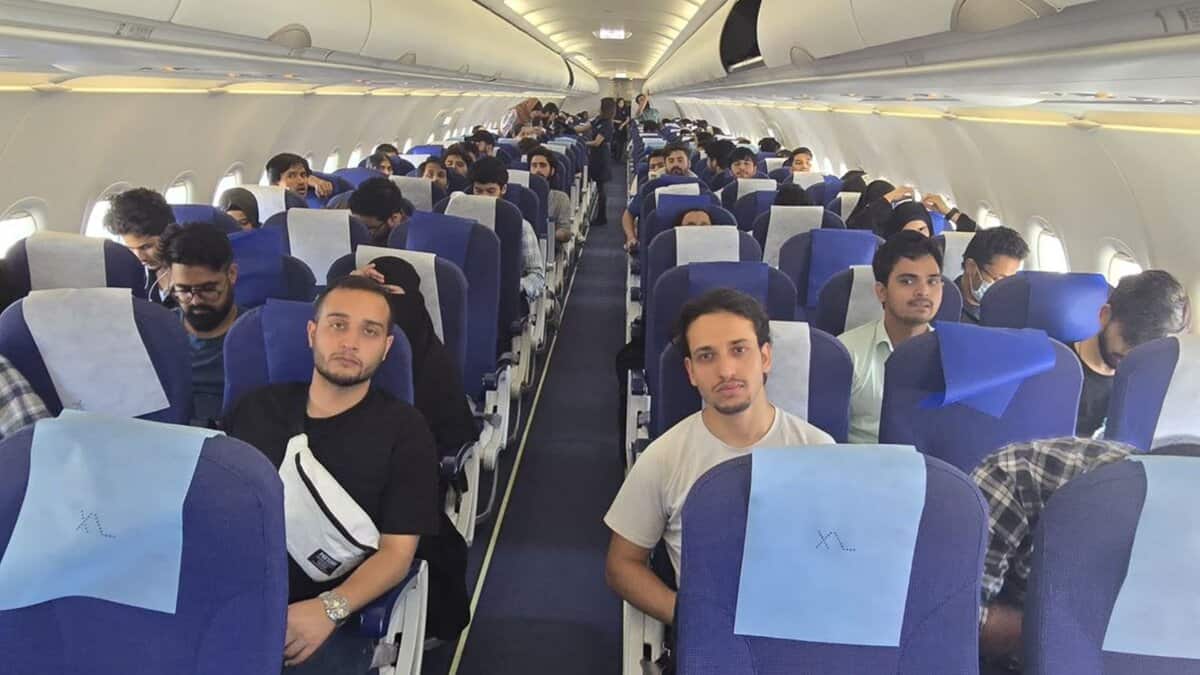India evacuated 110 students from northern Iran