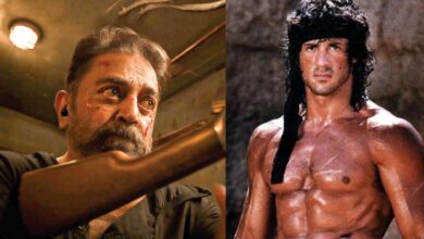 Kamal Haasan and Sylvester Stallone