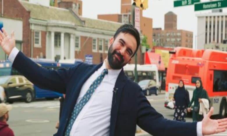 New York mayoral candidate Zohran Mamdani during the election campaign