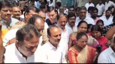 BJP MP Eatala Rajendra appears before Ghose commission in Kaleshwaram project case