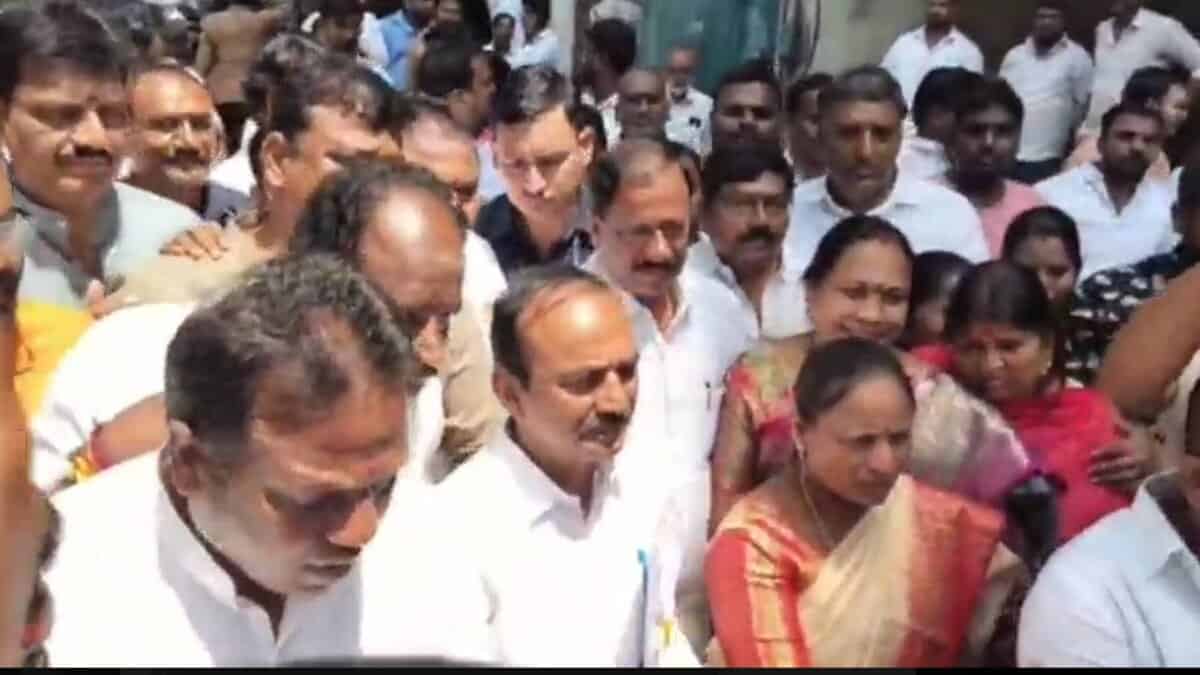 BJP MP Eatala Rajendra appears before Ghose commission in Kaleshwaram project case