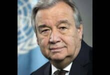 UN Secretary General Antonio Guterres