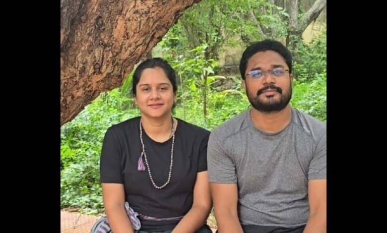 Purna Chandra Badhavat (Right)