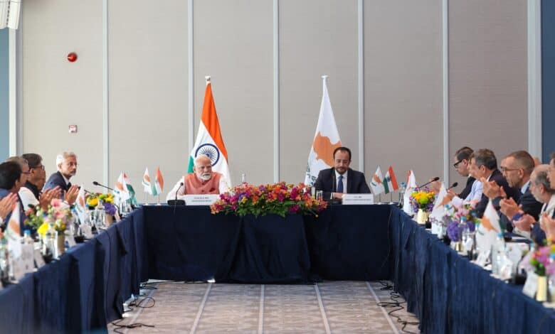 PM Modi in Cyprus