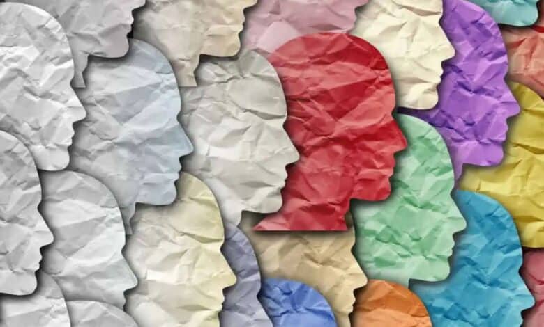 cutouts of faces for population census story