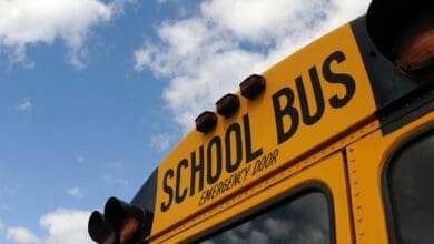 Representational Image of school bus in Hyderabad