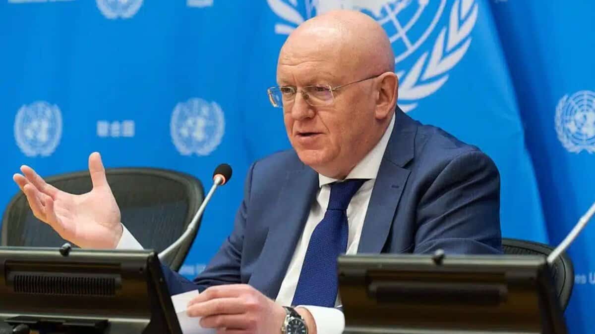 Russia's UN Ambassador Vassily Nebenzia