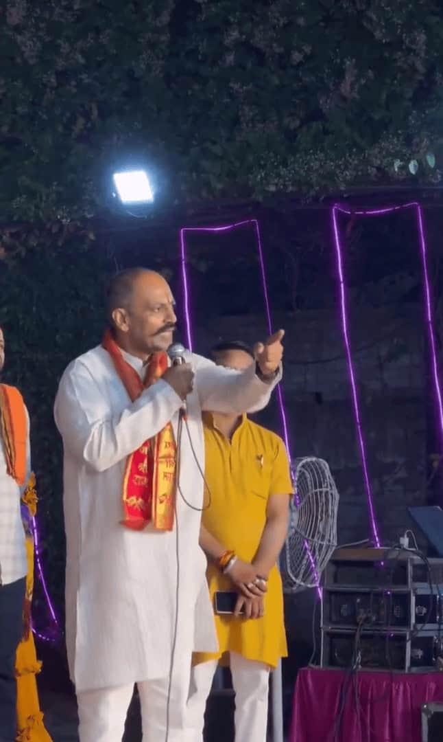 Leader of the far-right group Hindu Raksha Dal, Bhupendra Tomar, popularly known as Pinky Chaudhary