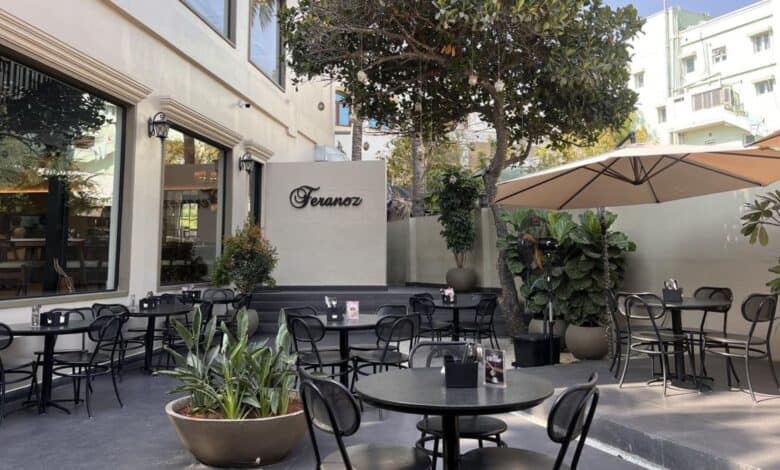 In Hyderabad's Film Nagar, there is always a cafe next door