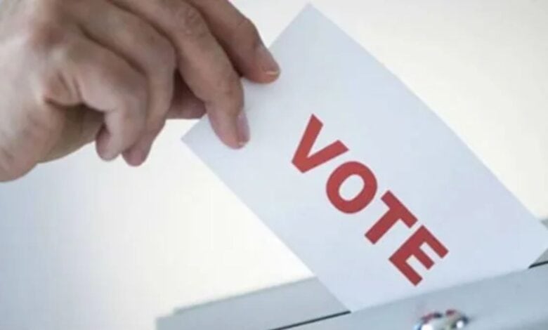 Telangana CEO seeks report on 13 political parties over de-registration. Image of casting vote.