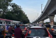 Heavy Traffic at the Tarnaka Junction amid the trail run
