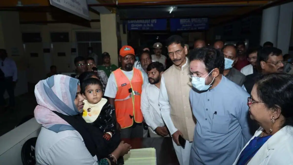 Union min Kishan Reddy on June 16 reviews COVID-19 protocols at Gandhi Hospital