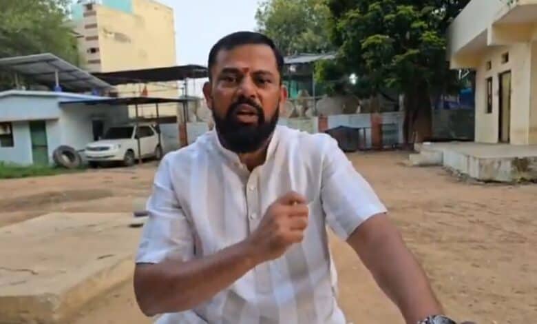 The image displays a picture of BJP MLA T Raja Singh