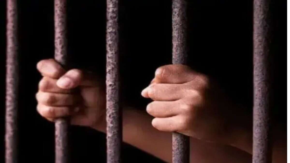 Image of an arrested person used for representational purpose
