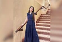 The image displays a picture of Pakistani tiktoker Sana Yousaf