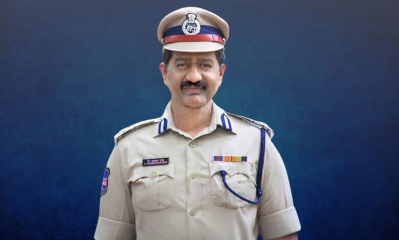 The image displays a image of former Telangana Special Intelligence Bureau (SIB) chief T Prabhakar Rao